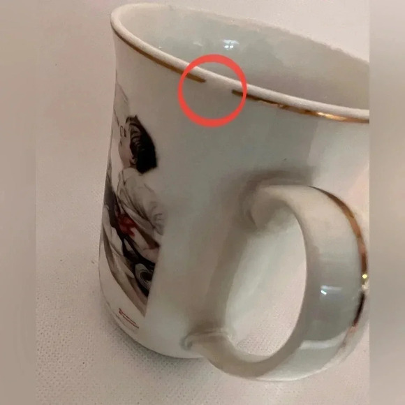 The Saturday Evening Post | Norman Rockwell “No Swimming” cup. - Picture 9 of 9